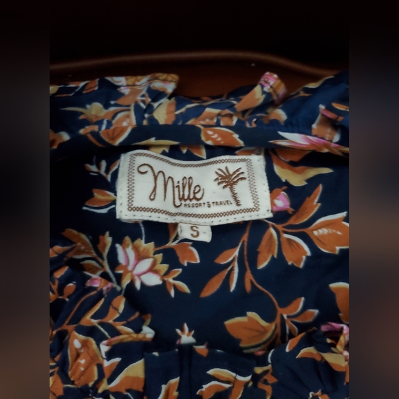 MILLE Mumbai Stripe Sofia Top Nwot Size S Small Nwot - Picture 4 of 6